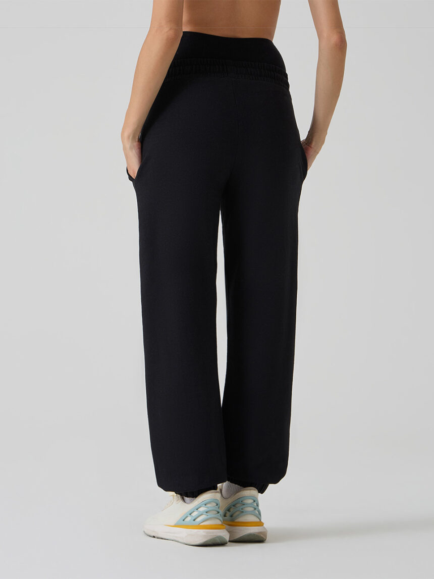 γυναικείο παντελόνι φόρμας εγκυμοσύνης μαύρο - Prénatal