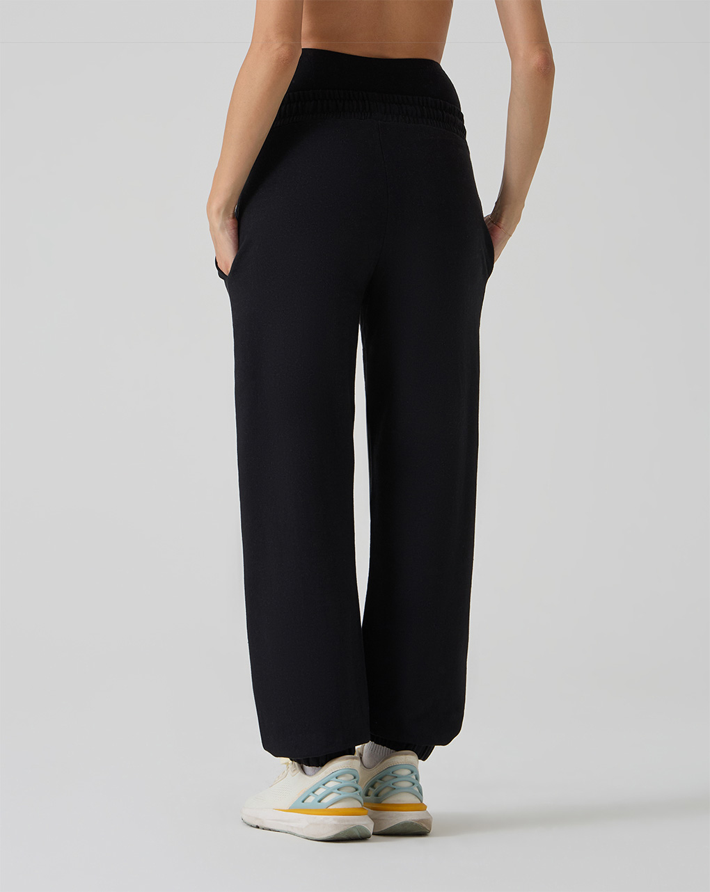 γυναικείο παντελόνι φόρμας εγκυμοσύνης μαύρο - Prénatal