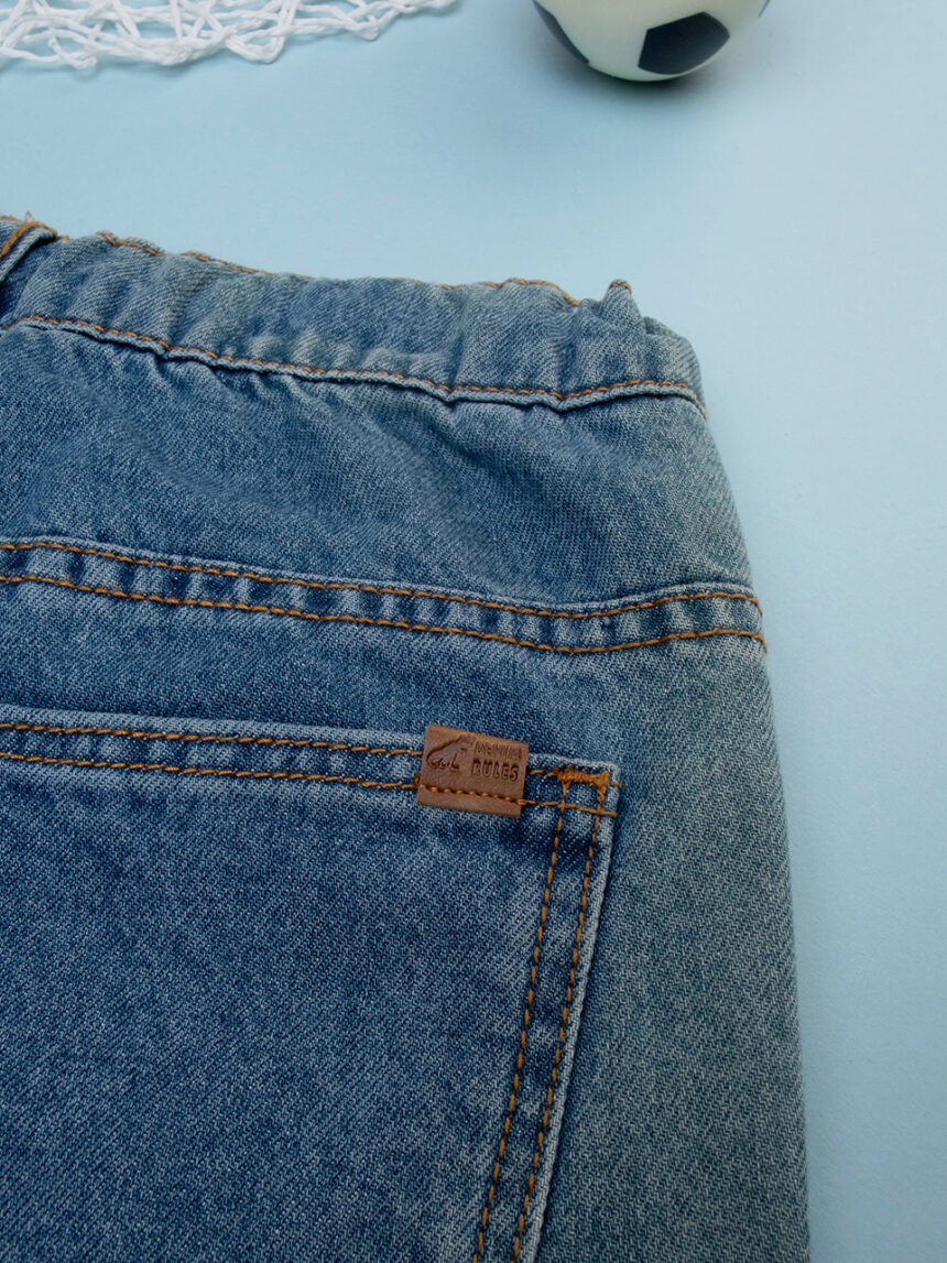 παιδικό τζιν παντελόνι μπλε για αγόρι - Prénatal