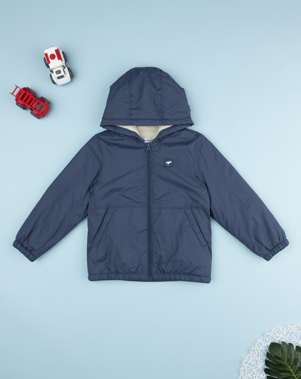 παιδικό μπουφάν μπλε dino για αγόρι - Prénatal