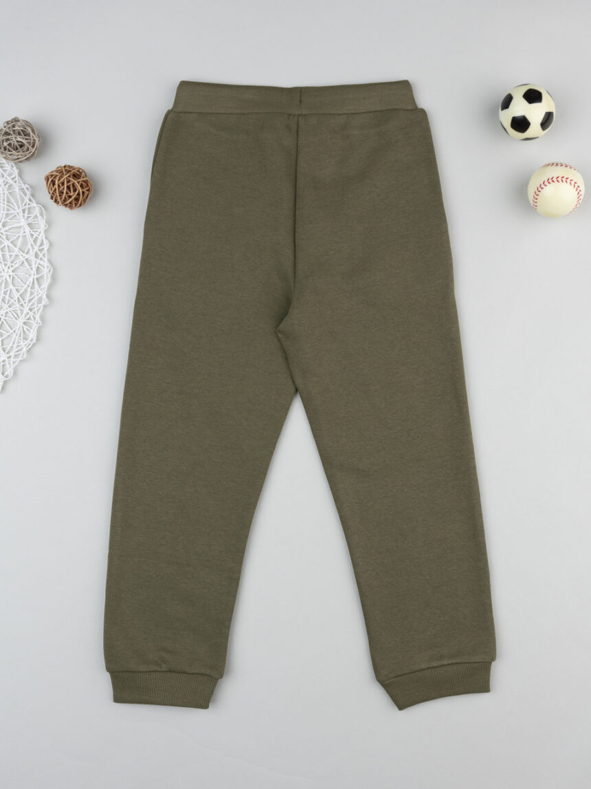 παιδικό παντελόνι φόρμας χακί για αγόρι - Prénatal