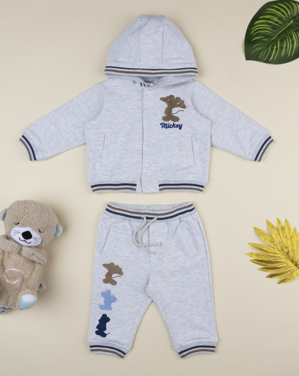 βρεφικό σετ ζακέτα και φόρμα mickey για αγόρι