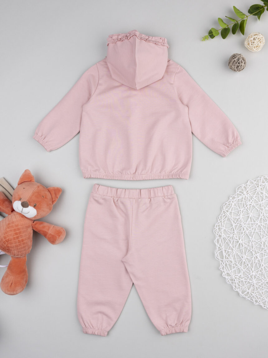 βρεφικό σετ φούτερ και φόρμα happy forever για κορίτσι - Prénatal