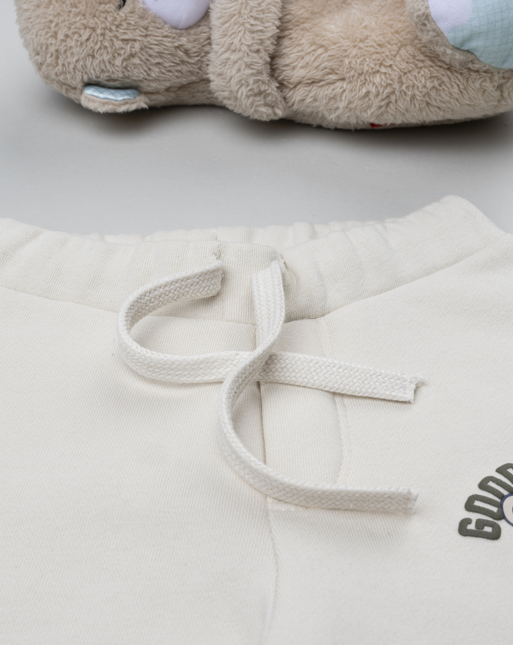 βρεφικό παντελόνι φόρμας κρεμ good player για αγόρι - Prénatal