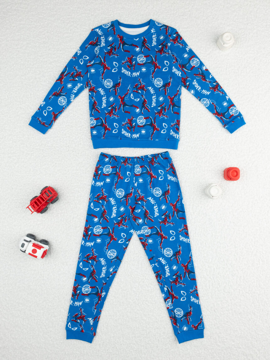 παιδική πιτζάμα μπλε spiderman για αγόρι - Prénatal