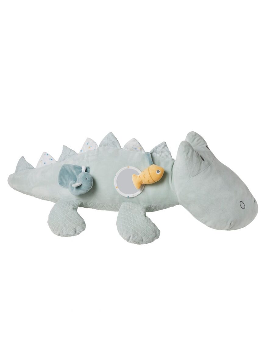 Nattou λούτρινο δραστηριοτήτων κροκόδειλος romeo jules & sally 90x25cm mint - Nattou