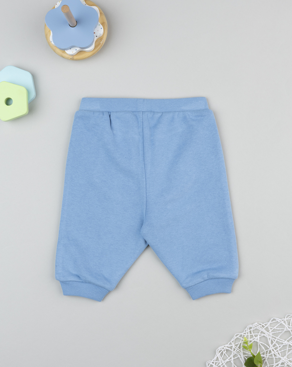 βρεφικό παντελόνι φόρμας γαλάζιο little friends για αγόρι - Prénatal