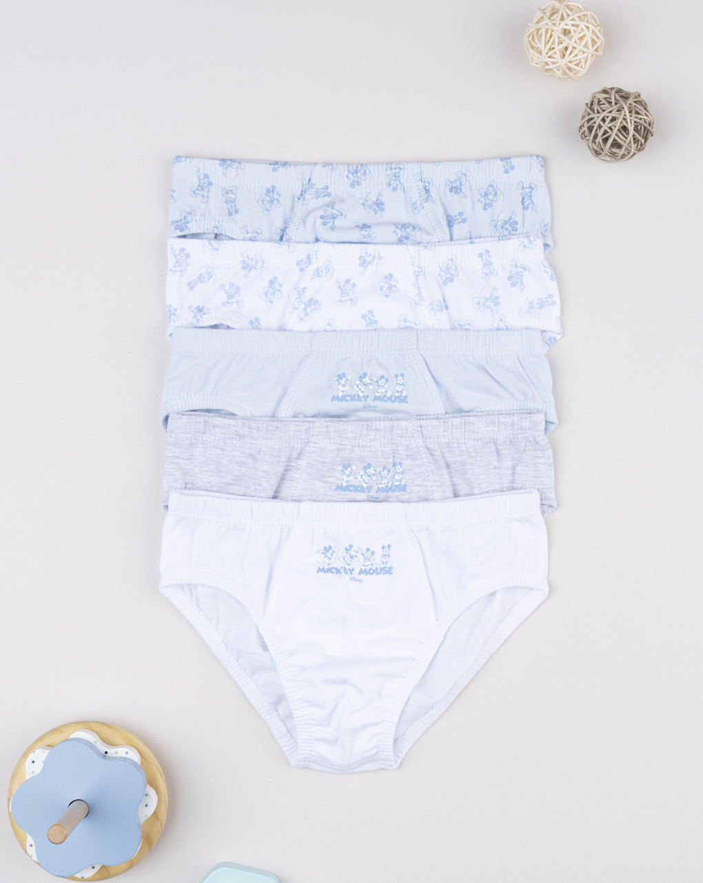 παιδικά σλιπ πακέτο x5 mickey για αγόρι