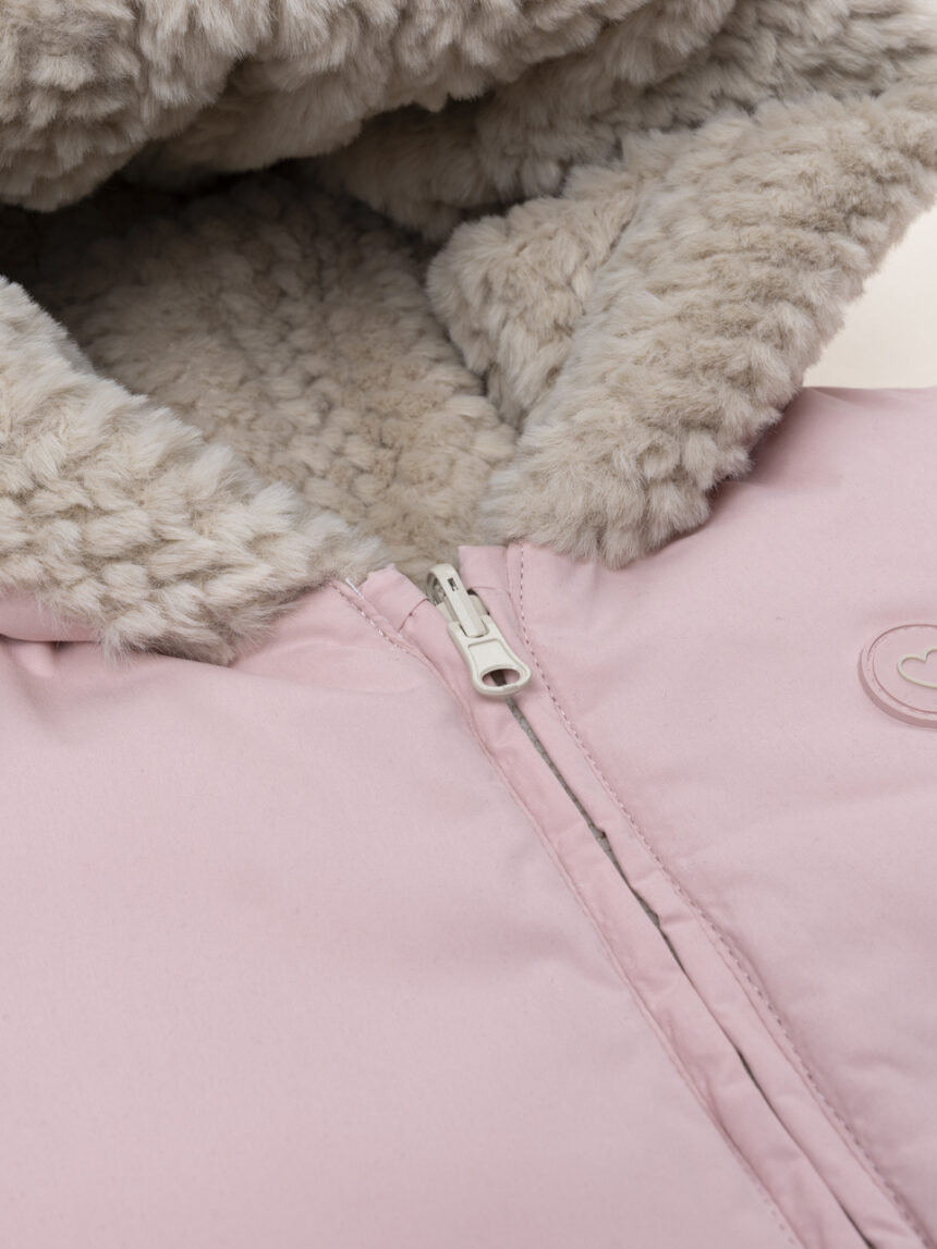 βρεφικό μπουφάν ροζ για κορίτσι - Prénatal
