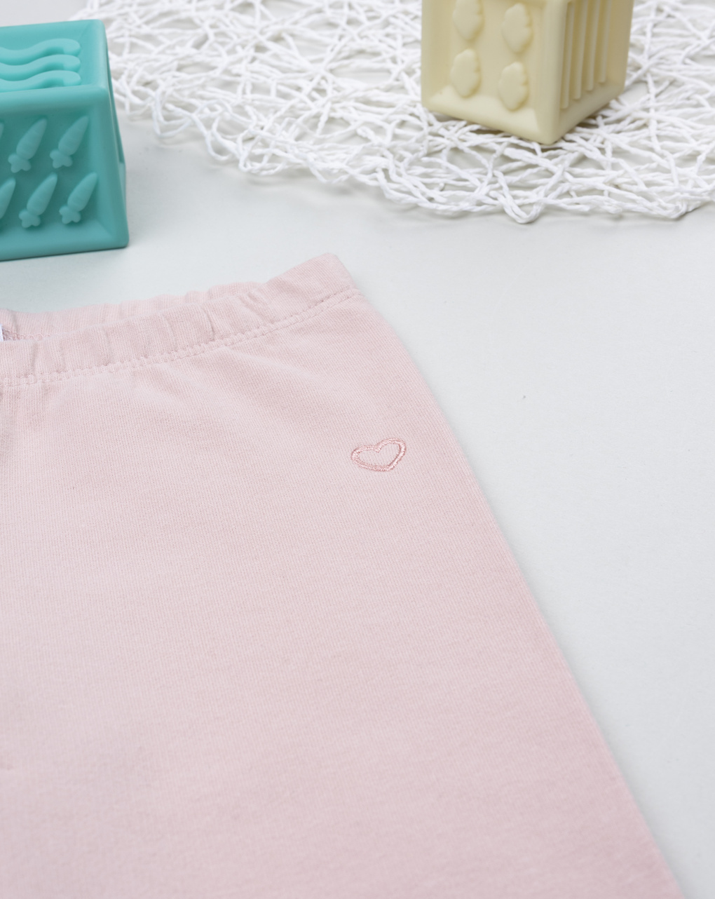 βρεφικό κολάν ροζ με καρδούλα για κορίτσι - Prénatal