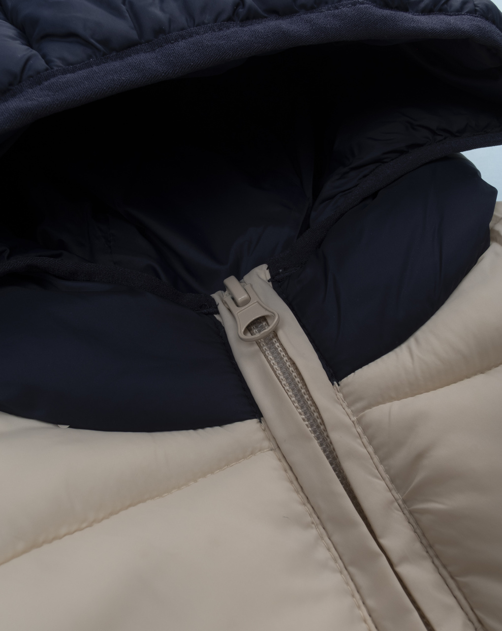 παιδικό αμάνικο μπουφάν puffer κρεμ dino για αγόρι - Prénatal