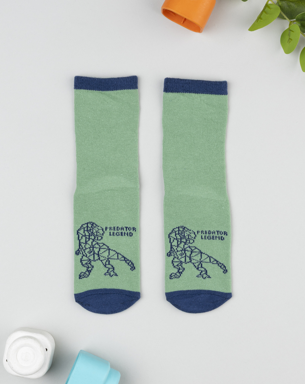 παιδικές αντιολισθητικές κάλτσες t-rex για αγόρι