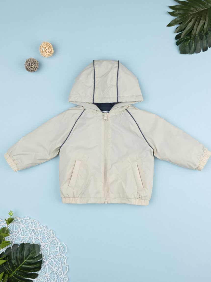 βρεφικό μπουφάν μπεζ για αγόρι - Prénatal