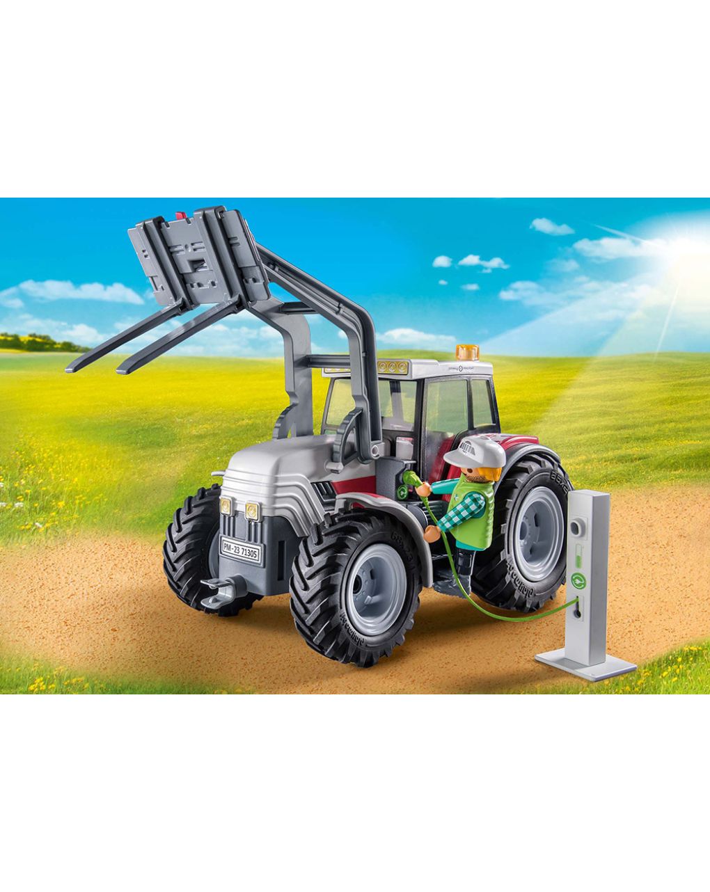 Playmobil country ηλεκτρικό τρακτέρ 71305 - Playmobil Country