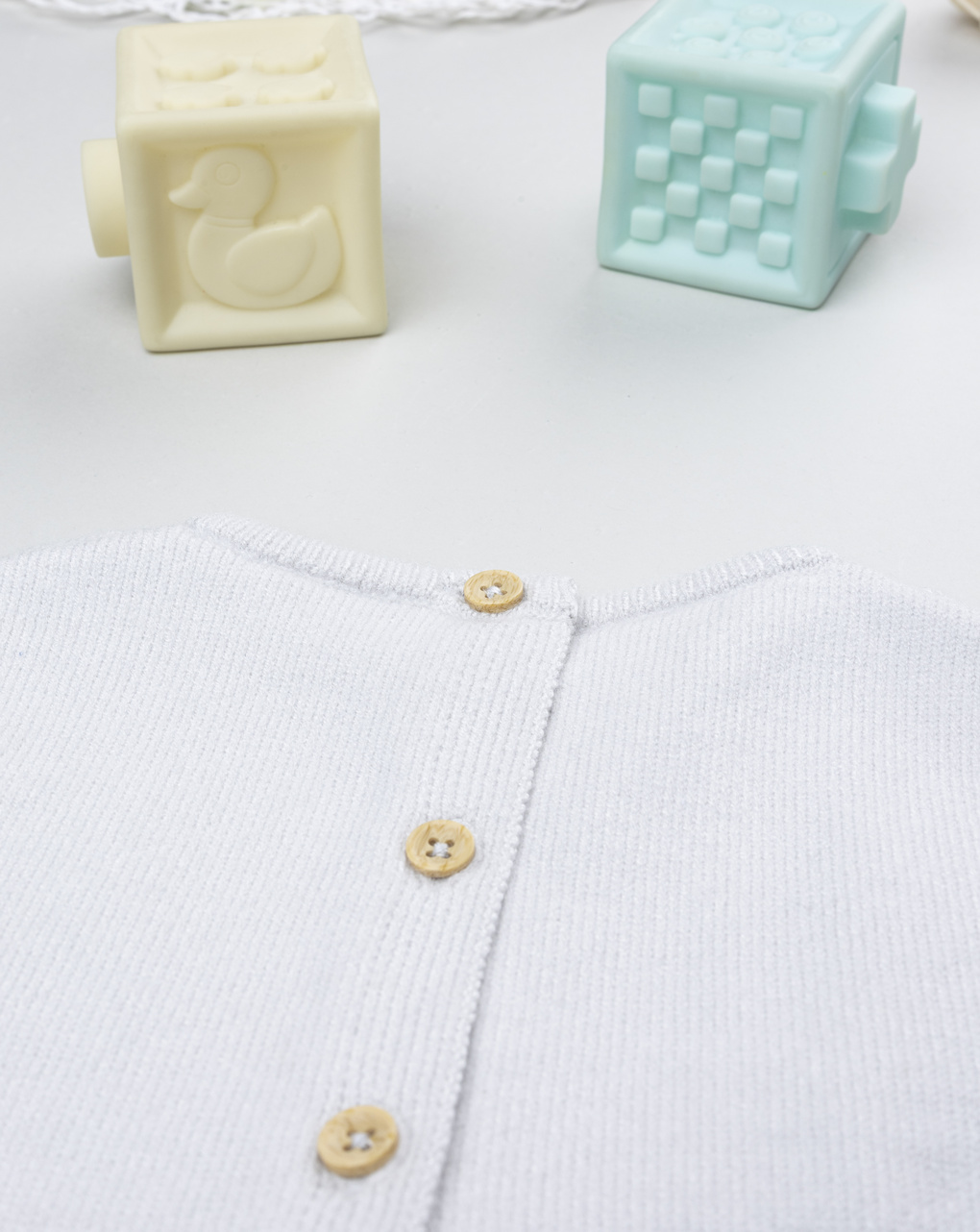 βρεφικό γιλέκο πλεκτό μπεζ για κορίτσι - Prénatal