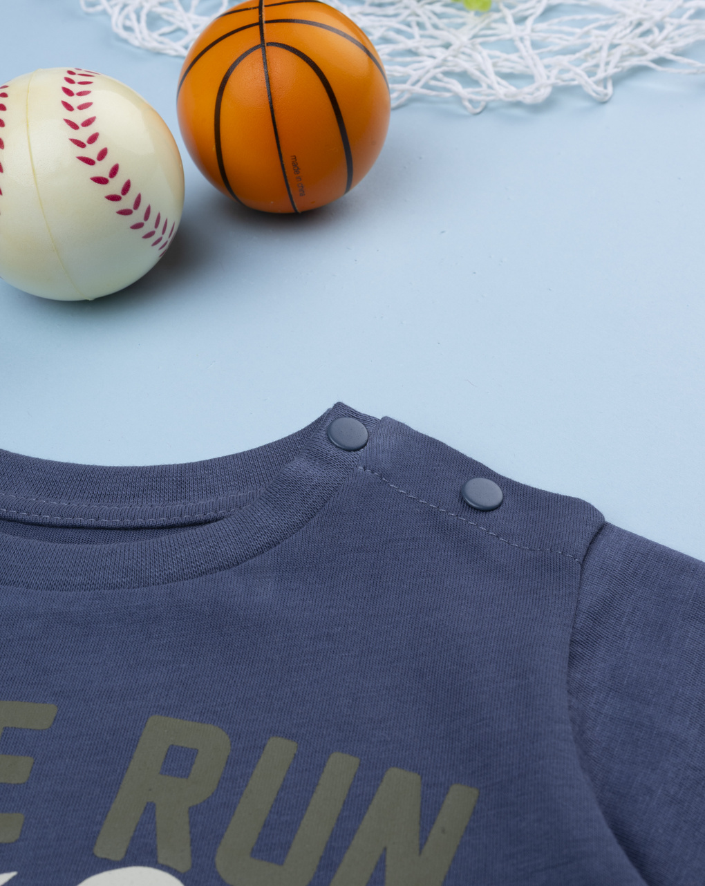 βρεφική μπλούζα μπλε home run για αγόρι - Prénatal