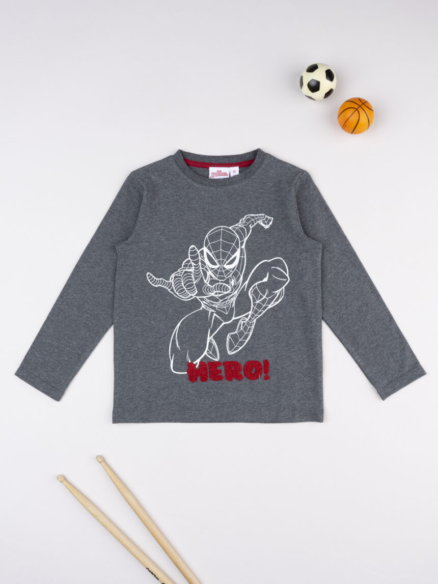 παιδική μπλούζα γκρι spiderman για αγόρι - Prénatal