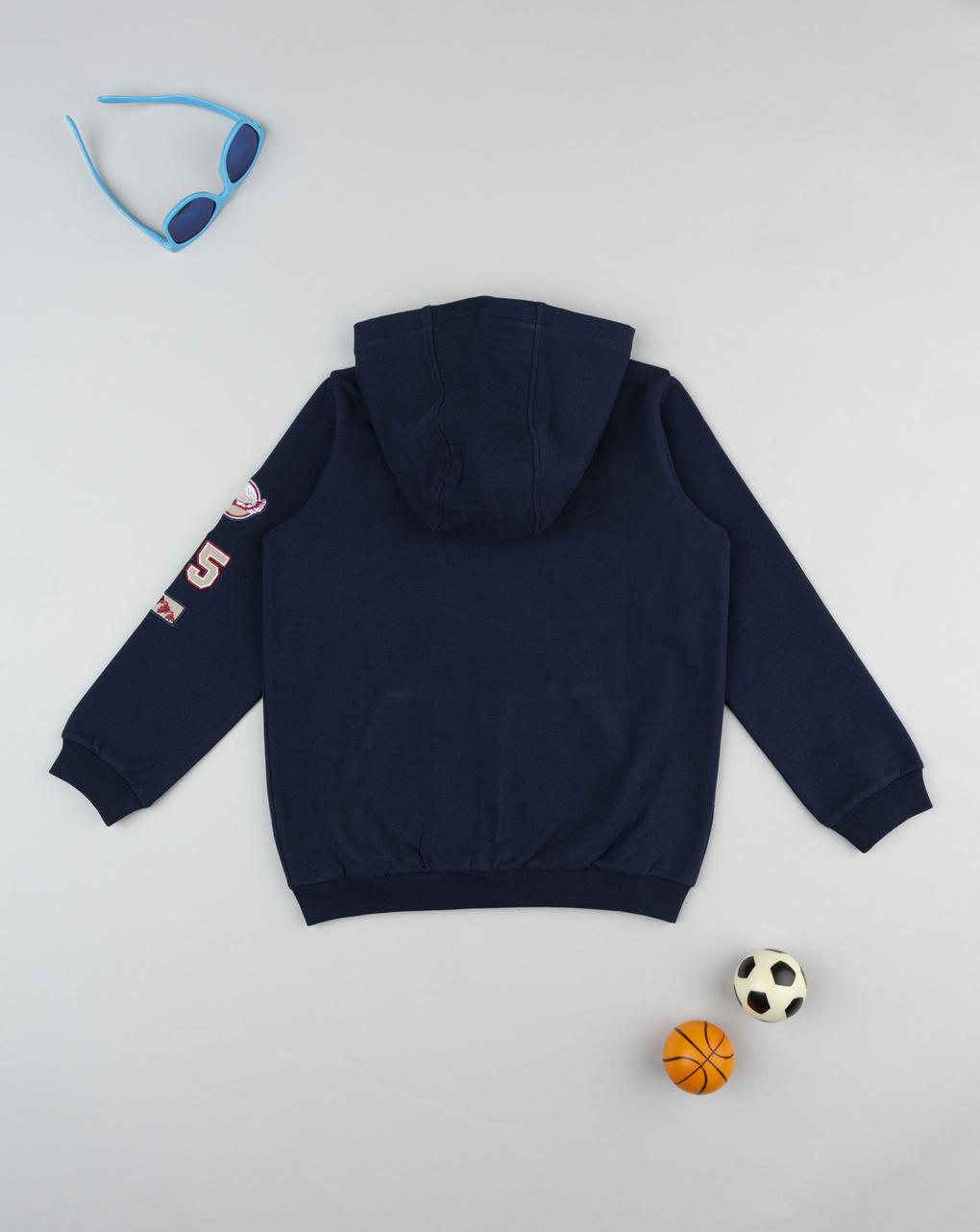 παιδική ζακέτα φούτερ μπλε mountain για αγόρι - Prénatal