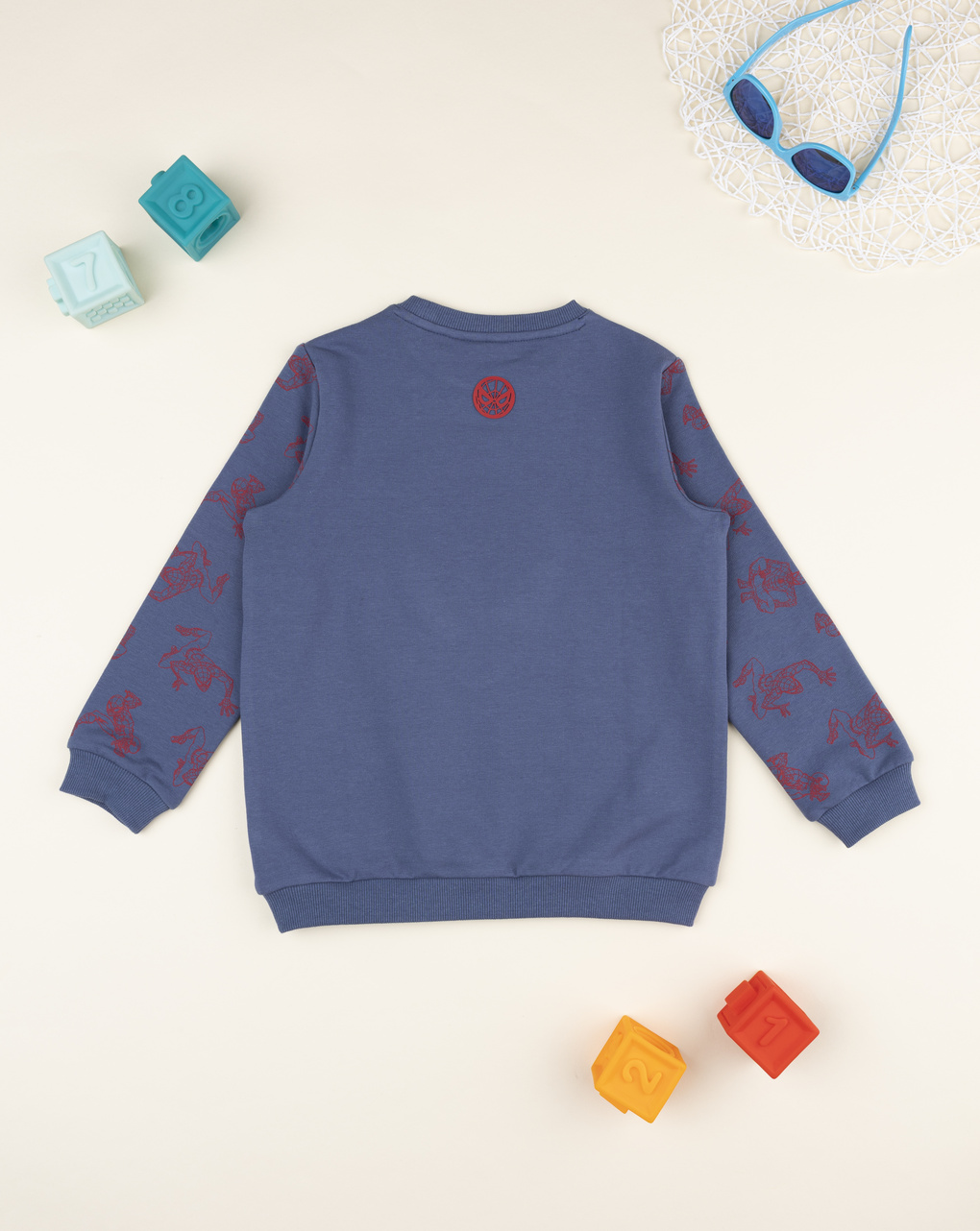 παιδική μπλούζα φούτερ μπλε spiderman για αγόρι - Prénatal