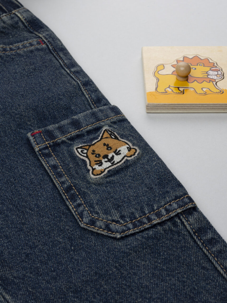 βρεφικό τζιν παντελόνι camp για αγόρι - Prénatal