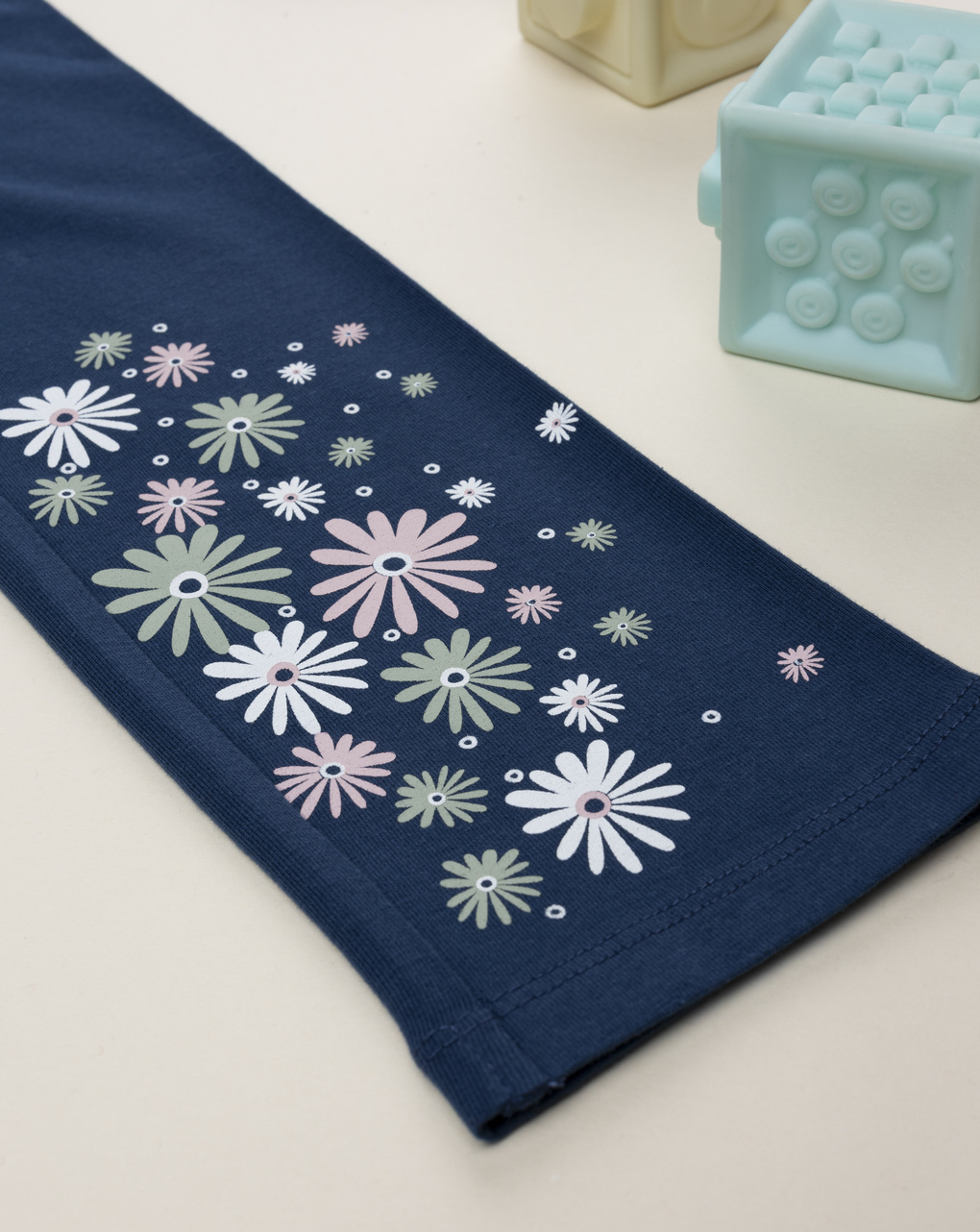 παιδικό κολάν μπλε με μαργαρίτες για κορίτσι - Prénatal