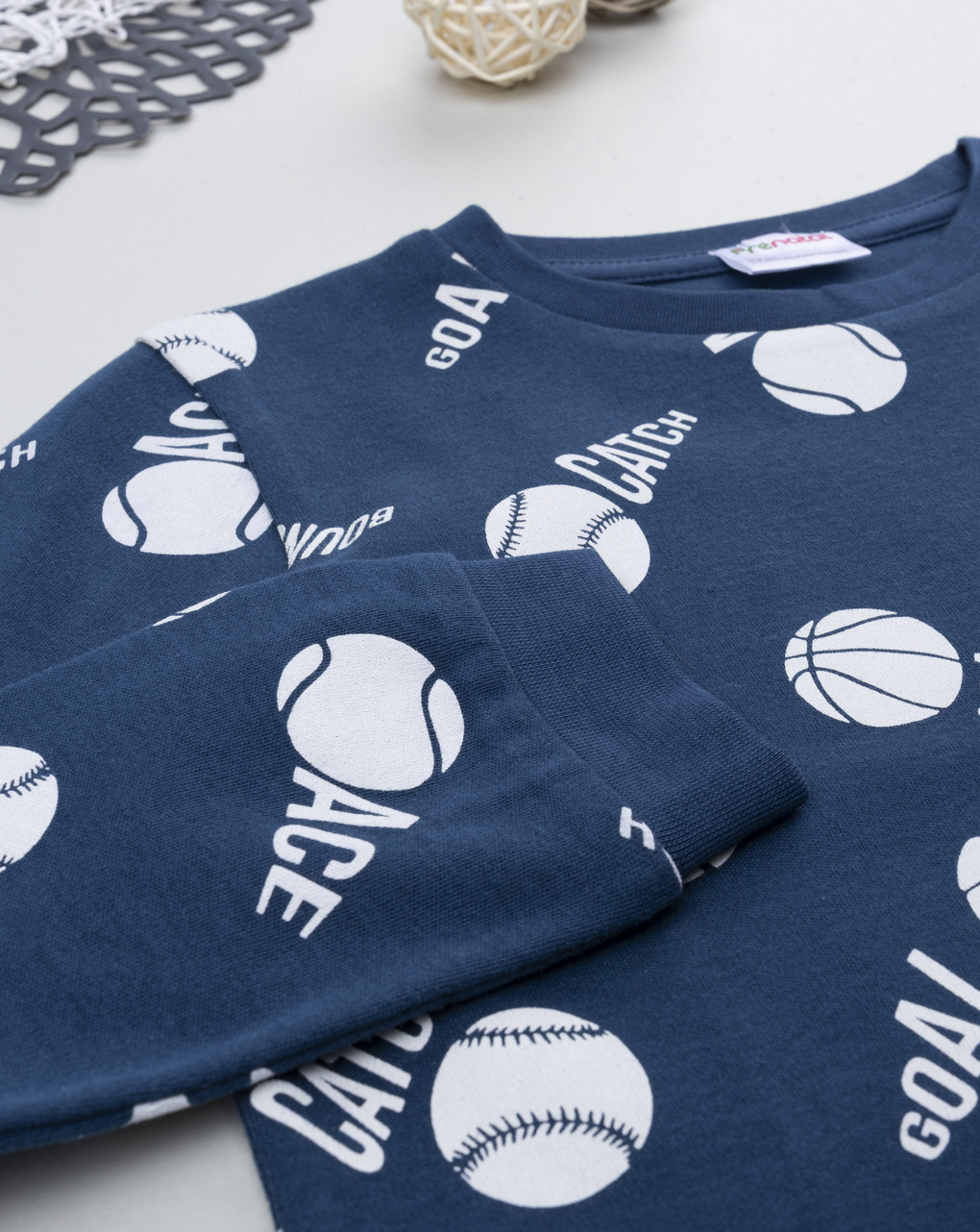 παιδική πιτζάμα μπλε sport για αγόρι - Prénatal