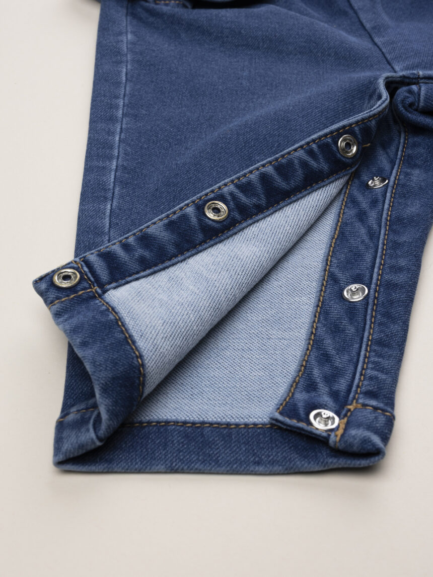 βρεφικό τζιν παντελόνι με λουλούδια για κορίτσι - Prénatal