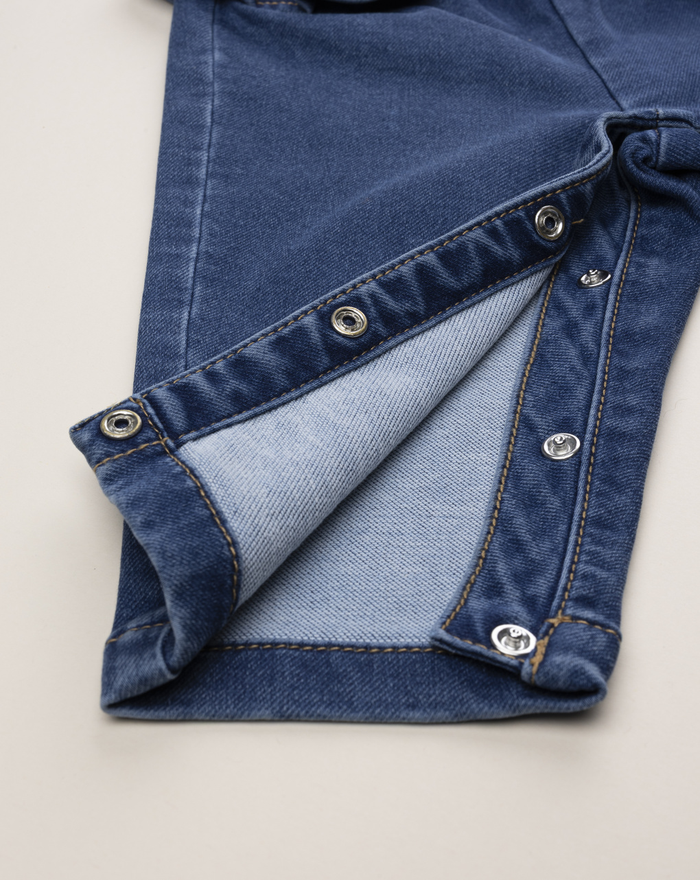 βρεφικό τζιν παντελόνι με λουλούδια για κορίτσι - Prénatal