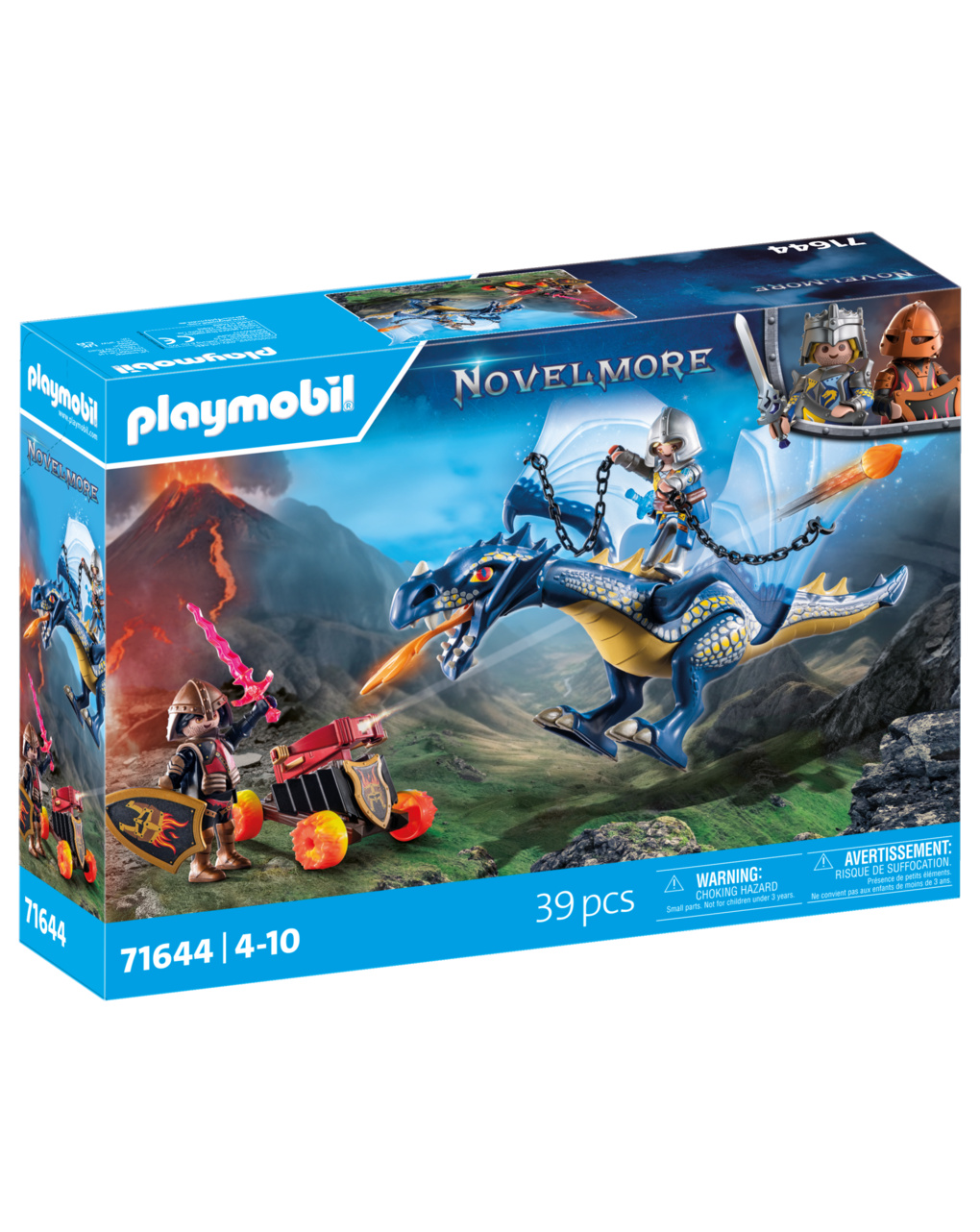 Playmobil novelmore δράκος-μαχητής του novelmore 71644