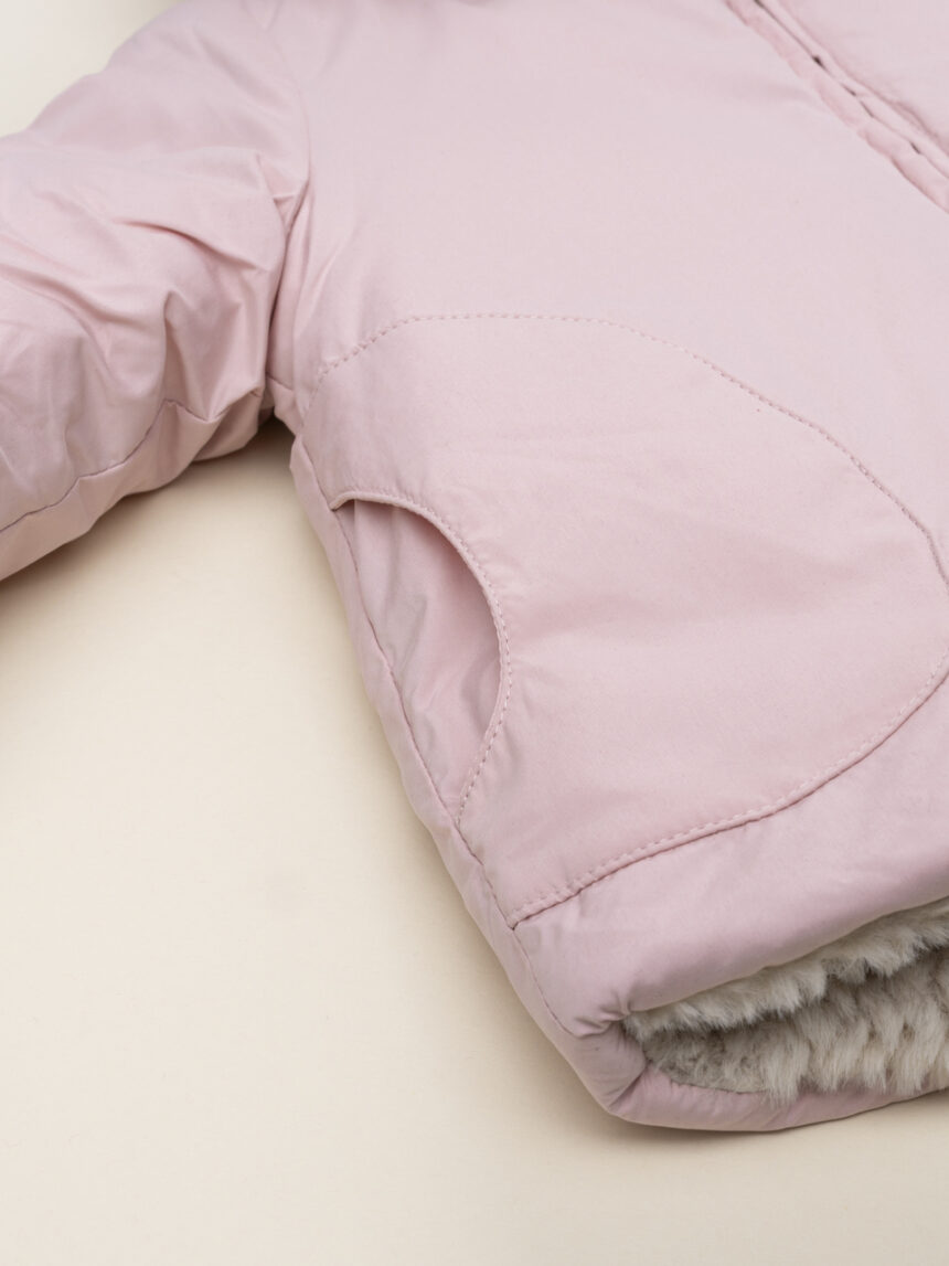 βρεφικό μπουφάν ροζ για κορίτσι - Prénatal