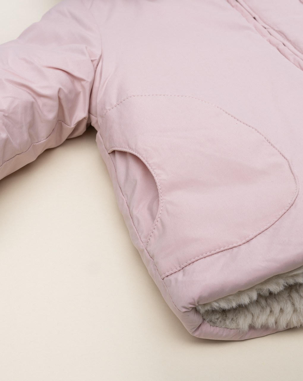 βρεφικό μπουφάν ροζ για κορίτσι - Prénatal