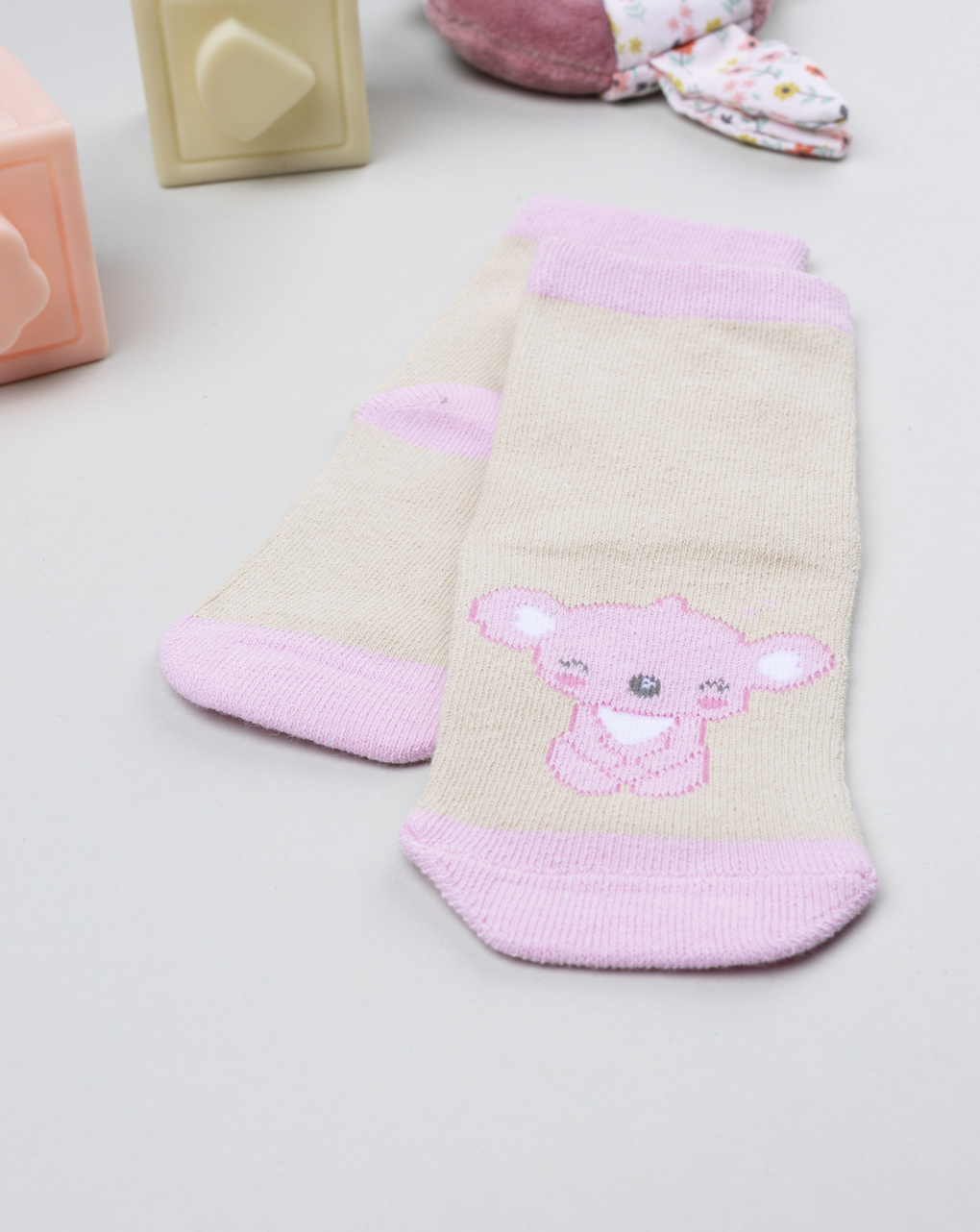 βρεφικές αντιολισθητικές κάλτσες με κοάλα για κορίτσι - Prénatal