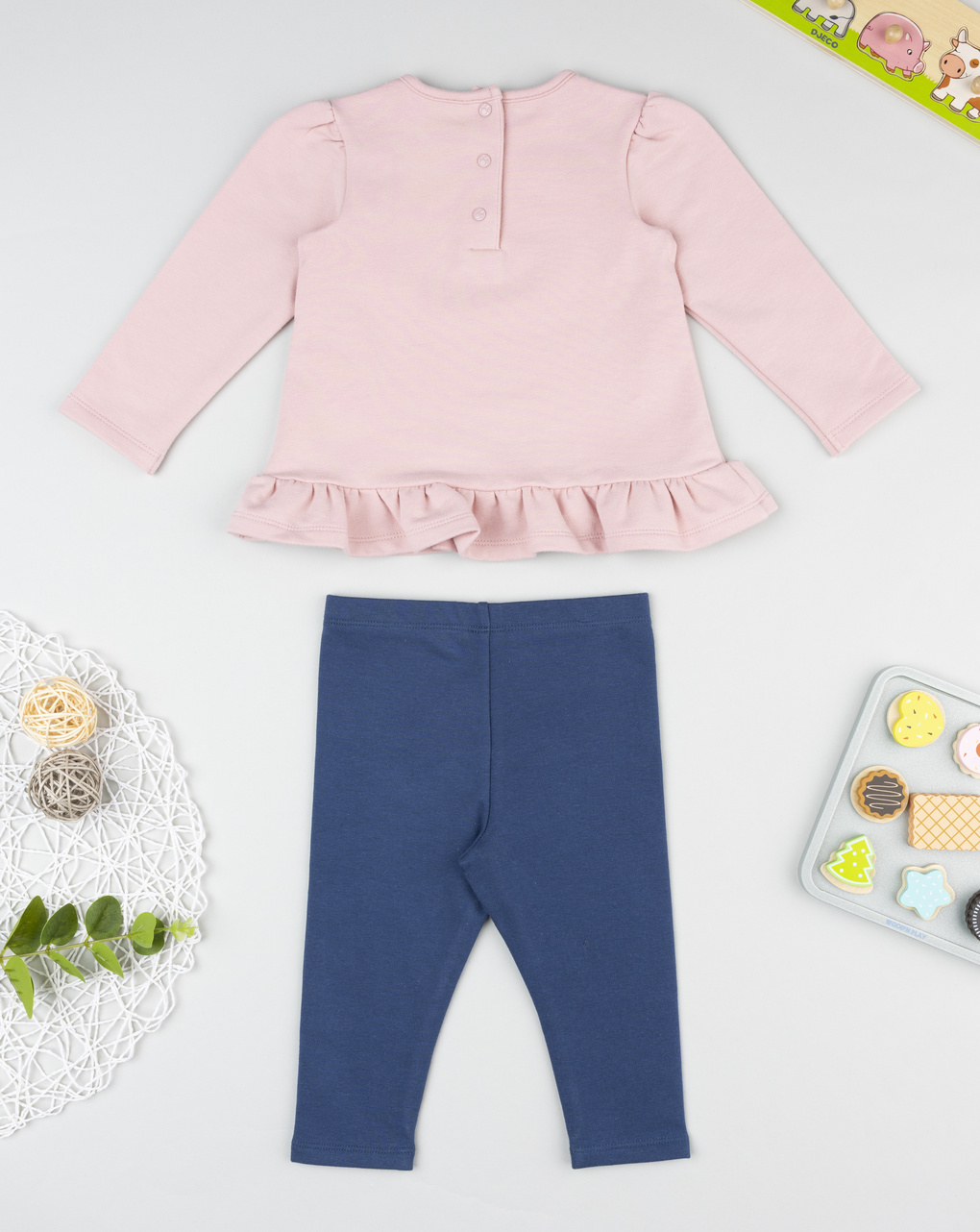 βρεφικό σετ φούτερ και κολάν minnie για κορίτσι - Prénatal