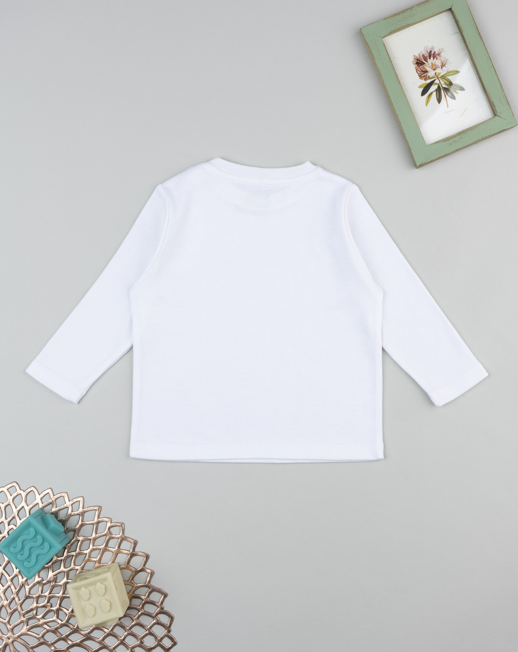 βρεφική μπλούζα λευκή για αγόρι - Prénatal