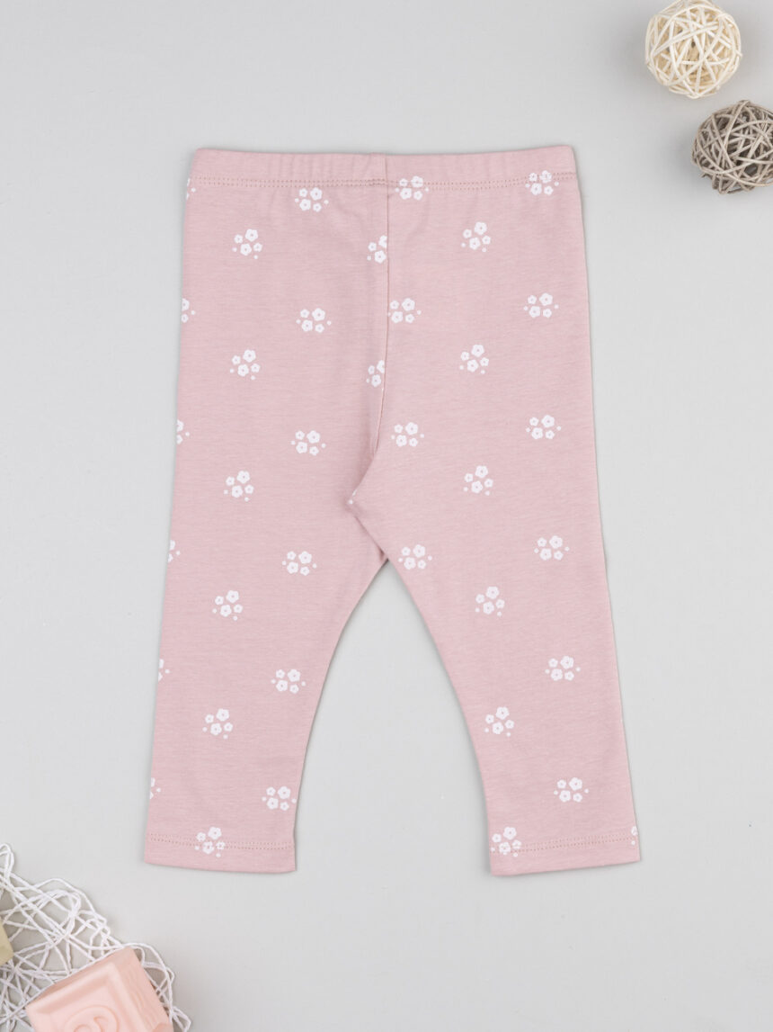 βρεφικό κολάν ροζ με λουλούδια για κορίτσι - Prénatal