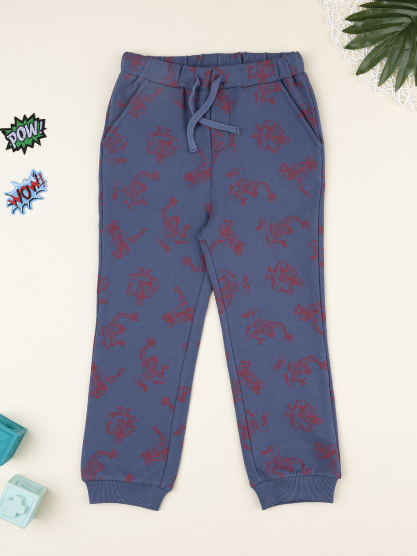 παιδικό παντελόνι φόρμας μπλε spiderman για αγόρι - Prénatal
