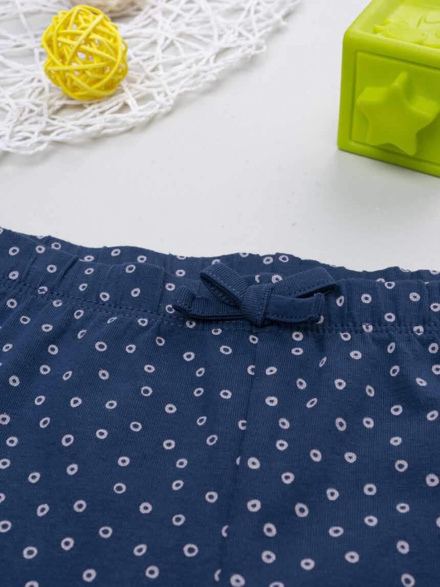 παιδικό κολάν μπλε φλοράλ για κορίτσι - Prénatal