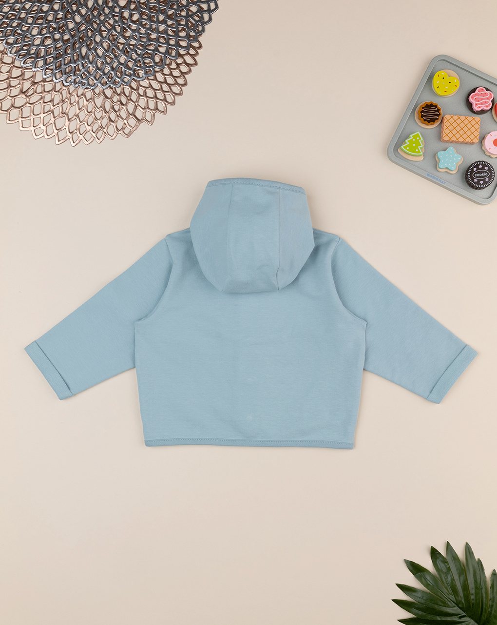 βρεφική ζακέτα γαλάζια happiness mood για αγόρι - Prénatal