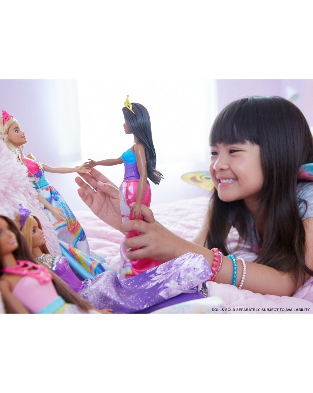 Mattel barbie dreamtopia rainbow πριγκίπισσα κούκλα fjc94 (4 σχέδια) - BARBIE