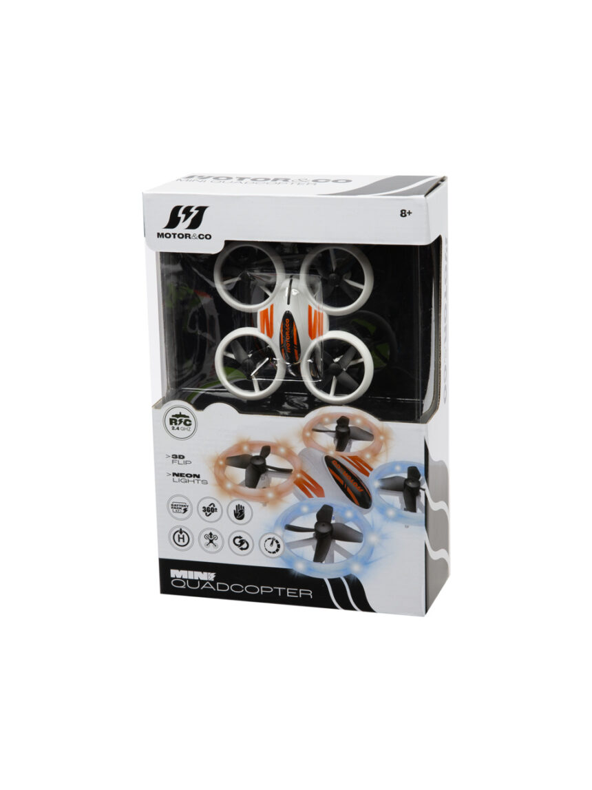 Motor & co mini drone 360° φως νέον - Motor&Co