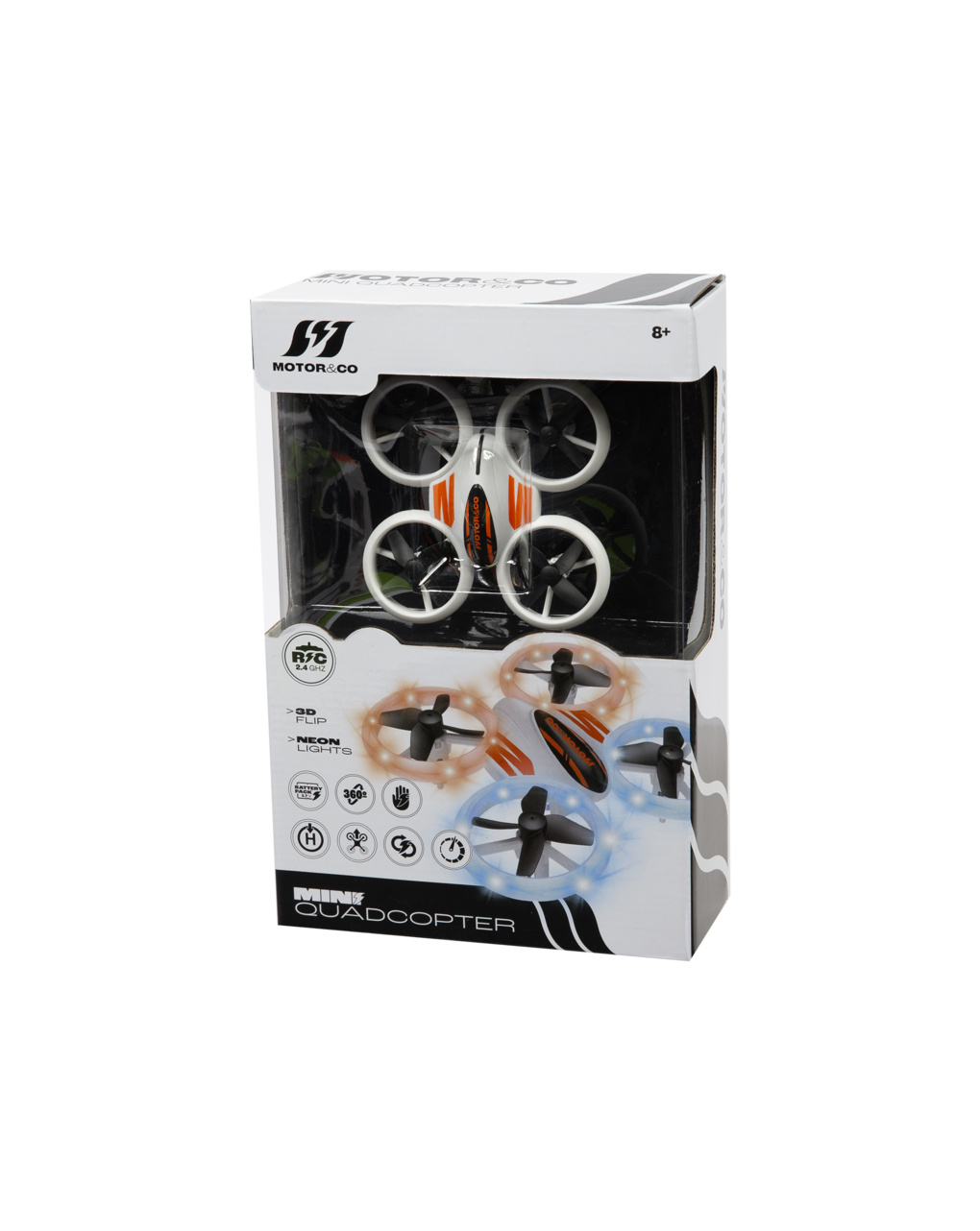 Motor & co mini drone 360° φως νέον - Motor&Co