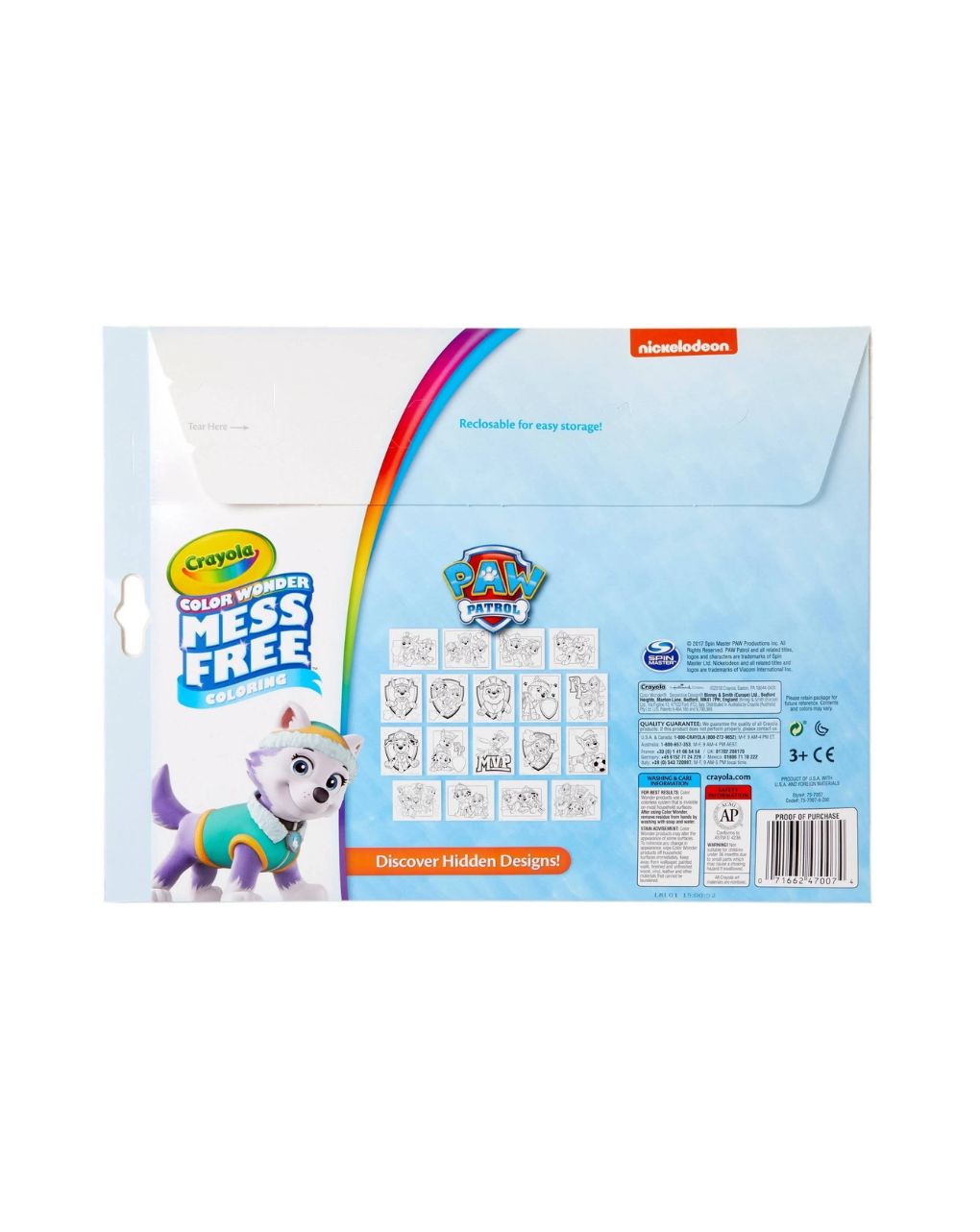 Crayola color wonder σετ ζωγραφικής paw patrol - Crayola