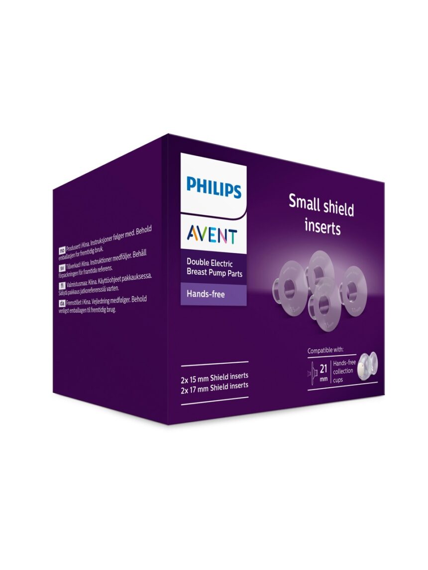 Philips avent σετ χοάνες 4 τμχ 15mm και 17mm για hands-free scf554/11 - Philips Avent