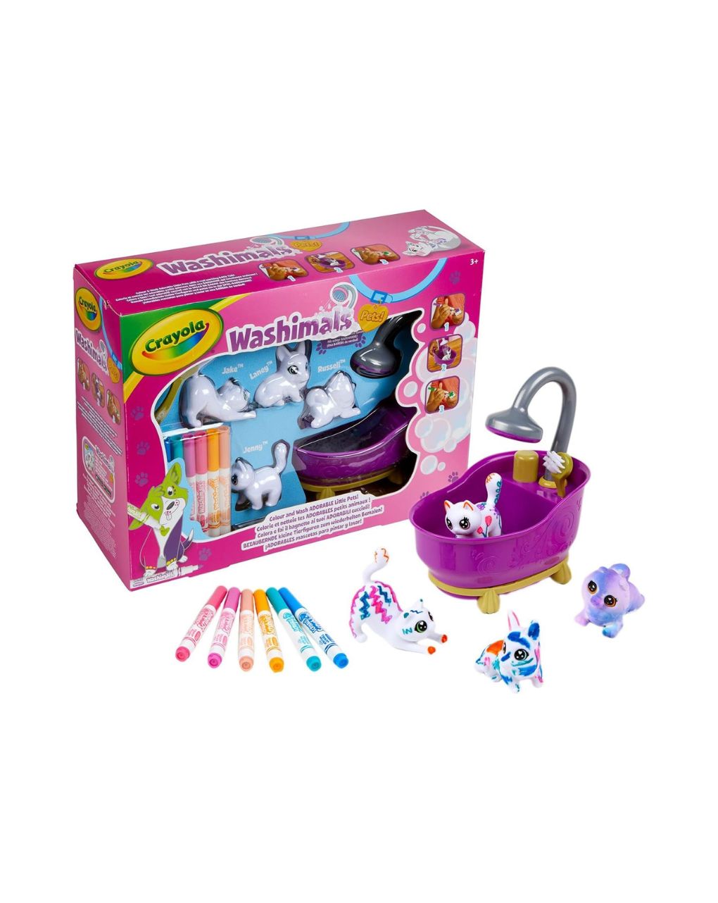 Crayola washimals σετ ζωγραφικής & δραστηριοτήτων, πλενόμενο και επαναχρησιμοποιούμενο - Crayola