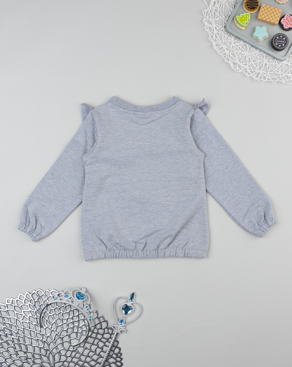 παιδική μπλούζα φούτερ γκρι gabby για κορίτσι - Prénatal