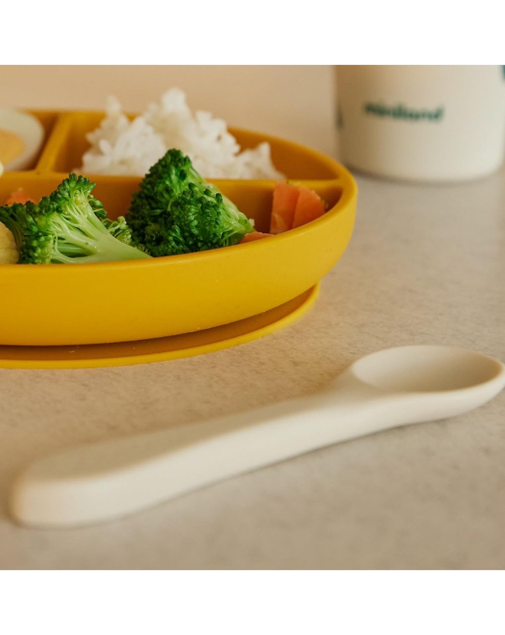 Miniland blw σετ φαγητού σιλικόνης garden ml89638 - Miniland