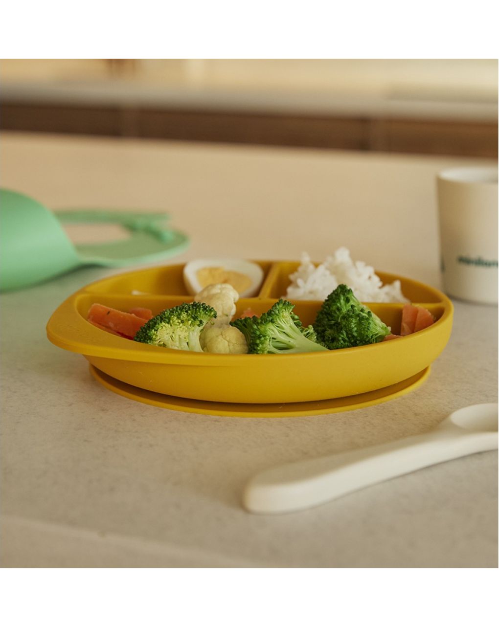 Miniland blw σετ φαγητού σιλικόνης garden ml89638 - Miniland