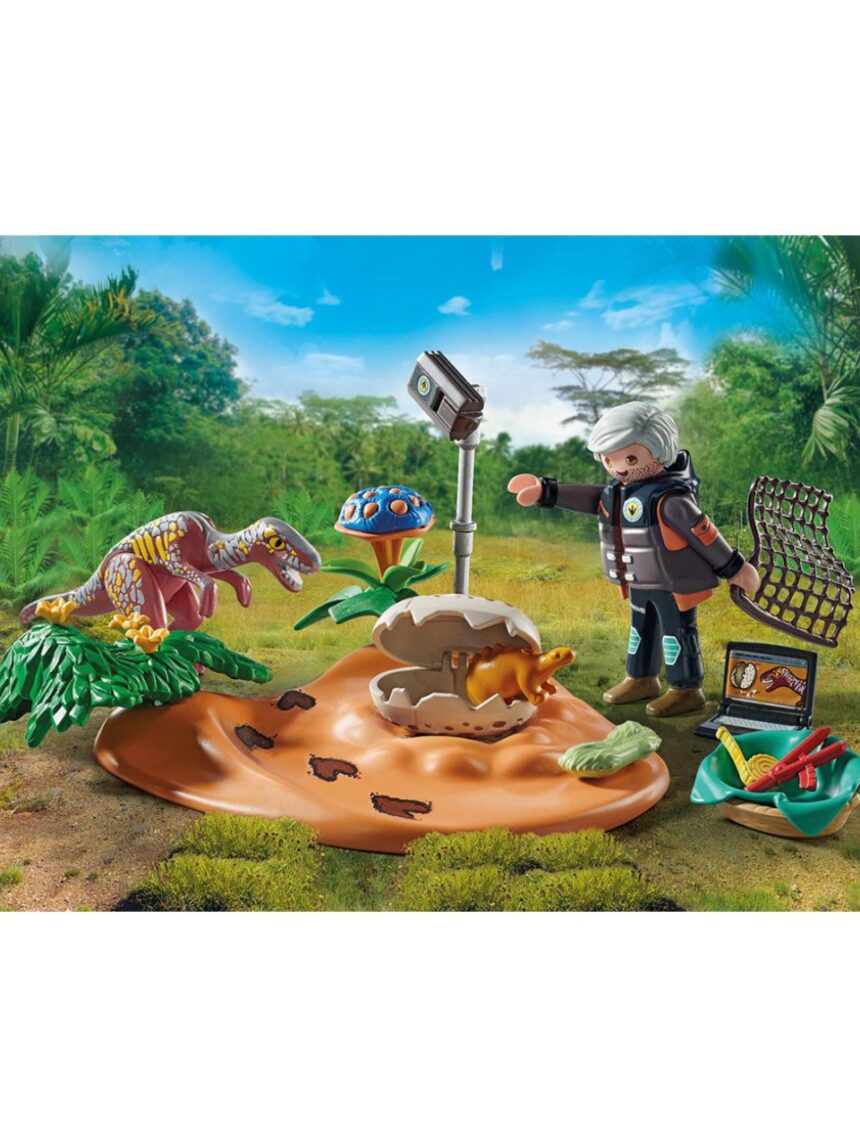 Playmobil dinos φωλιά στεγόσαυρου και κλέφτης αυγών 71562 - Playmobil