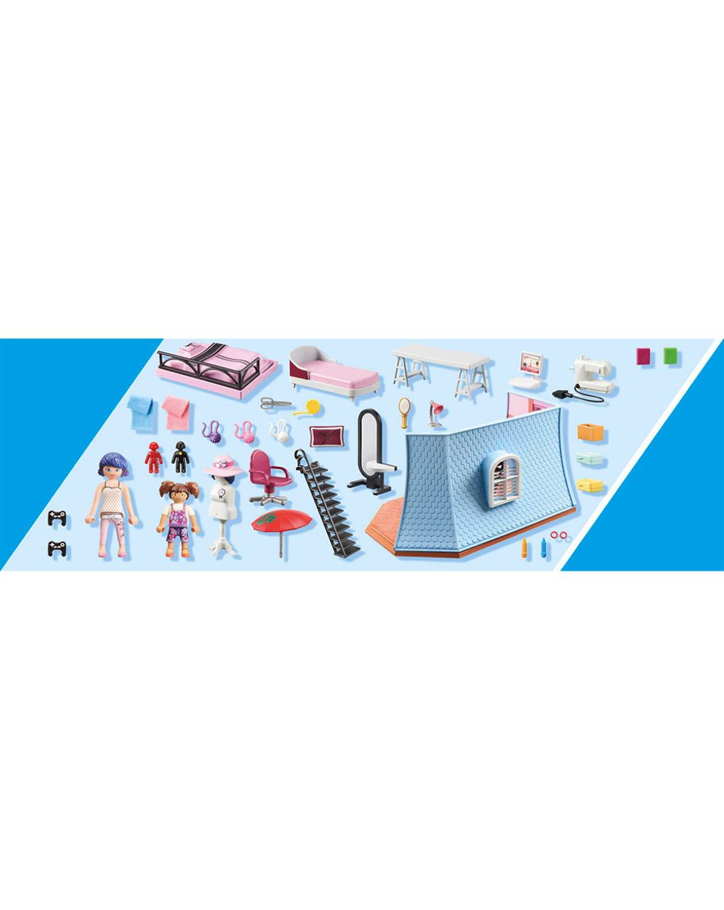 Playmobil miraculous το δωμάτιο της marinette 71334 - Playmobil