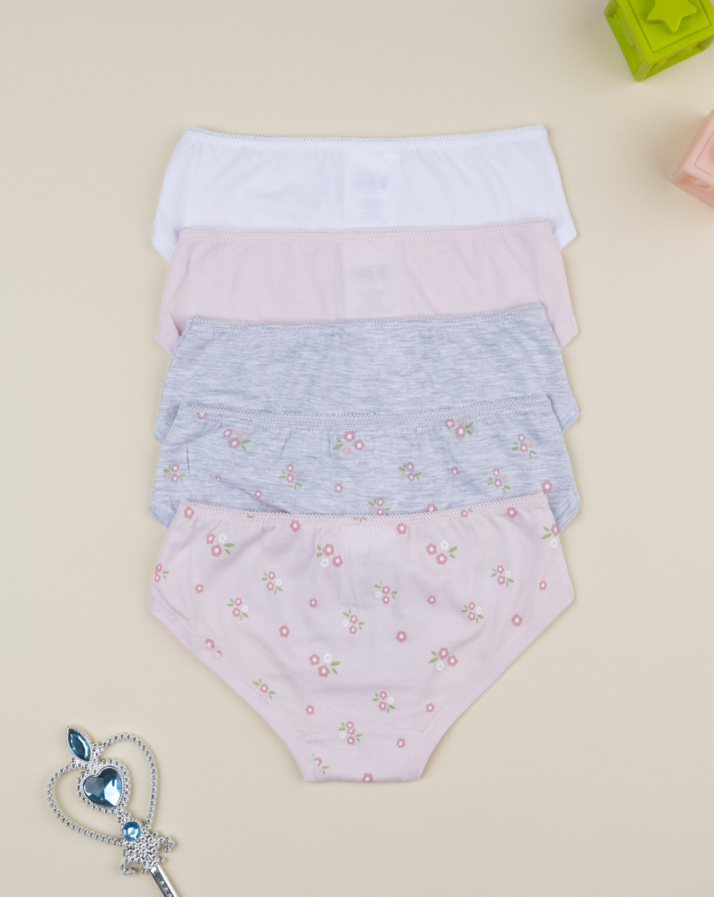 παιδικά σλιπ πακέτο x5 lovely για κορίτσι - Prénatal